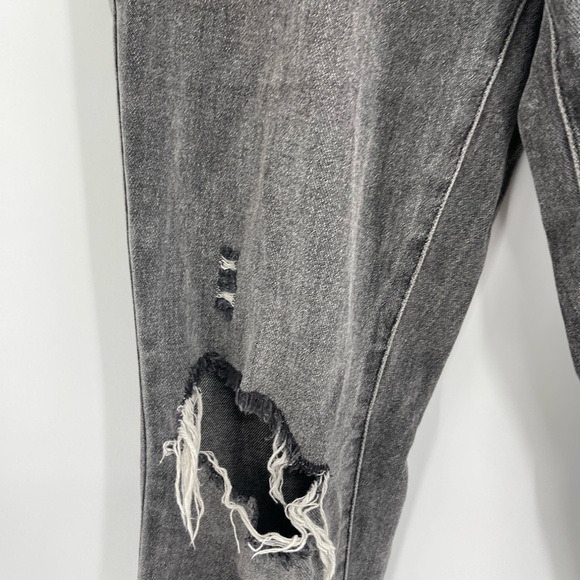 PacSun Faded Black Ripped distress Mom Jeans size 28 - Picture 11 of 11